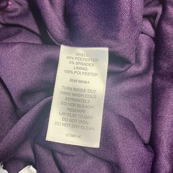 Liz Claiborne Purple Sequin Midi Skirt - Picture 6 of 6